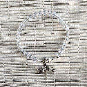 WOMEN'S CUSTOM ( NOT CHEAP STRETCH)DRAGONFLY CHARM BRACELET